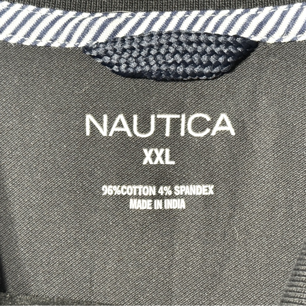 Nautica Women's Black Pique Polo Shirt - Picture 4 of 6